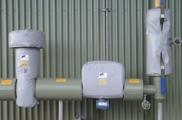 Removable insulation blankets